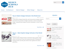 Tablet Screenshot of designschoolshub.com